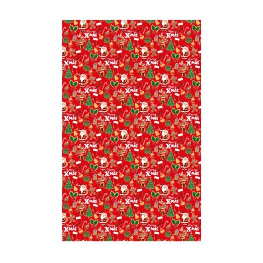 Vrolijk tafelkleed Kerst 137x274cm