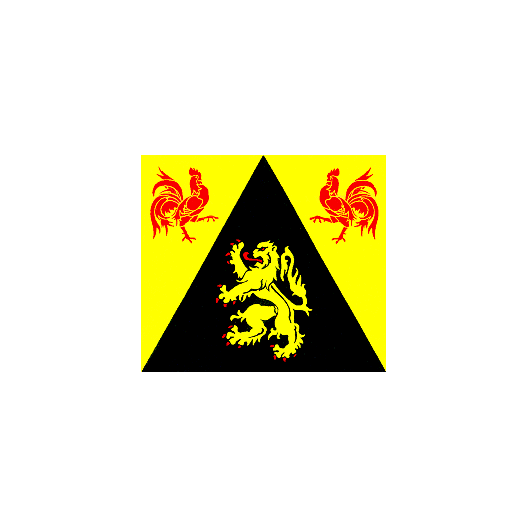 Tafelvlag Waals Brabant 10x15cm