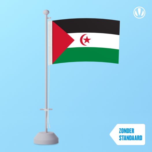 Tafelvlag Westelijke Sahara 10x15cm