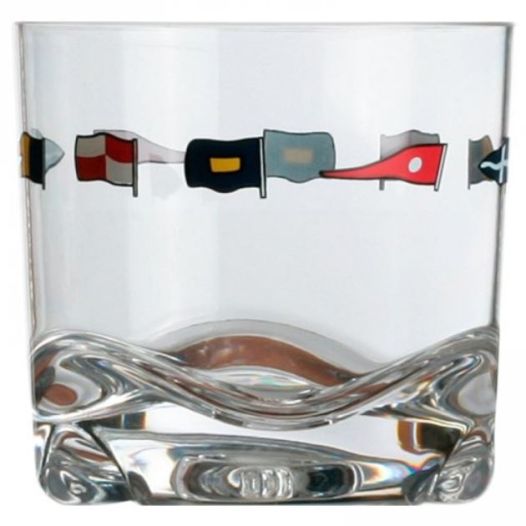 Whiskeyglas Regatta seinvlaggen