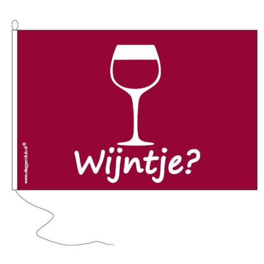Borrelvlag Wijntje? 20x30cm