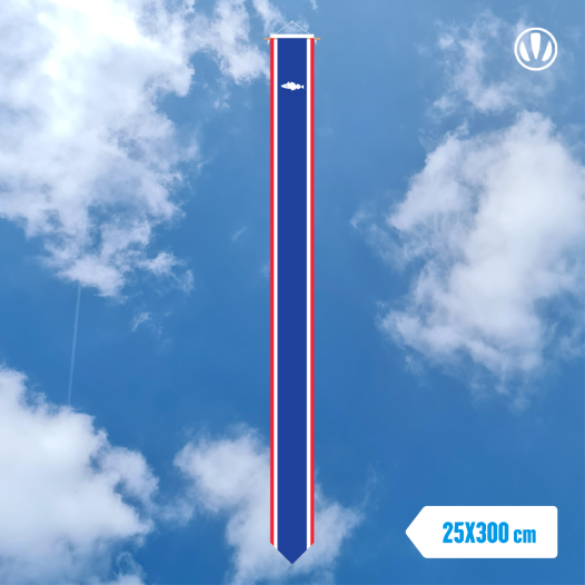 Wimpel Urk 25x300cm met stokje