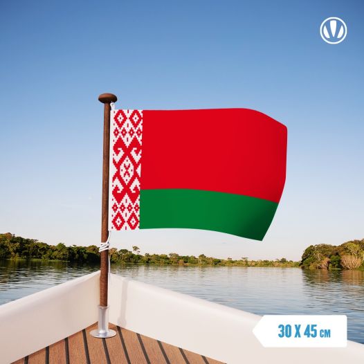 Vlag Wit Rusland - Officieel 30x45cm