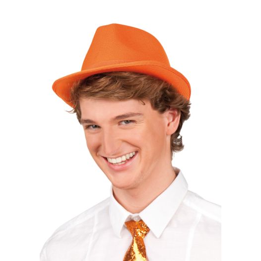 Oranje popstar hoed