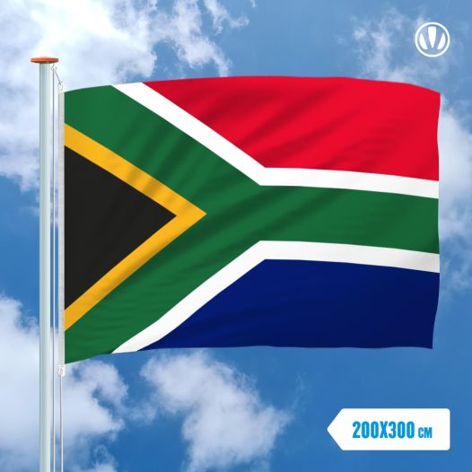 vlag Zuid Afrika 200x300cm - Spunpoly
