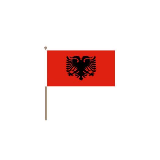 Zwaaivlag Albanie 30x45cm | stof