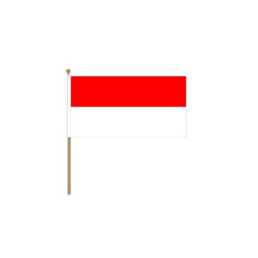 Zwaaivlag Indonesie 30x45cm | stof