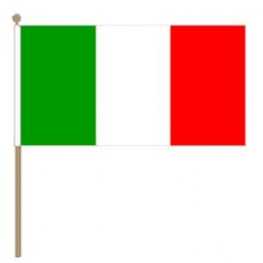 Zwaaivlag Italie 30x45cm | stof