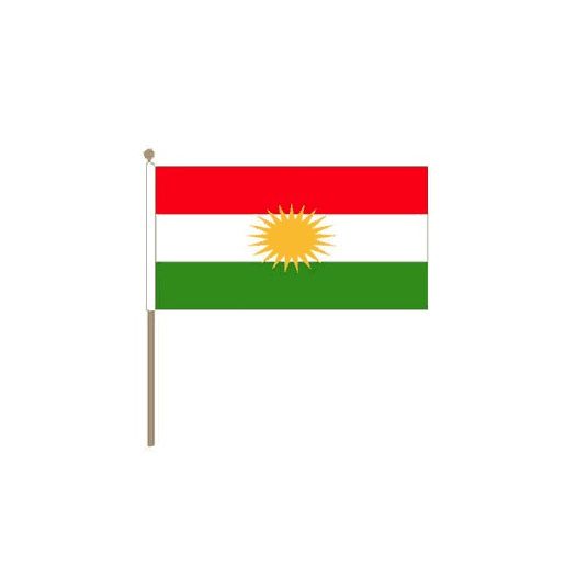 Zwaaivlag Koerdistan 30x45cm | stof