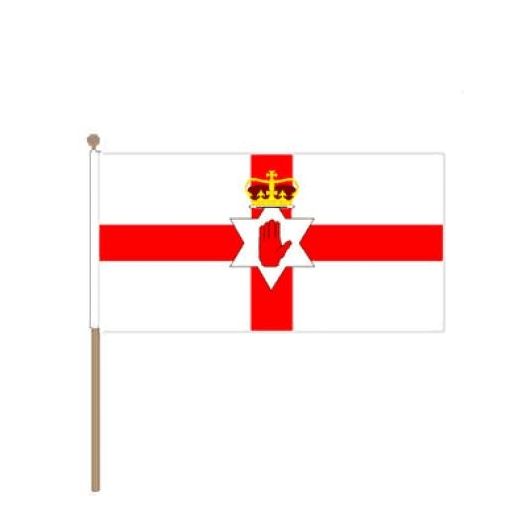 Zwaaivlag Noord-Ierland 15x22,5cm | stof