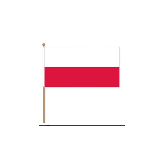 Zwaaivlag Polen 30x45cm | stof