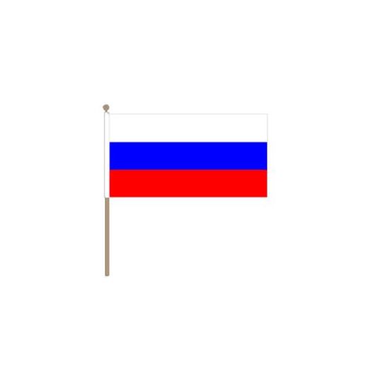Zwaaivlag Rusland 15x22,5cm | stof