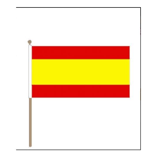 Zwaaivlag Spanje 15x22,5cm | stof