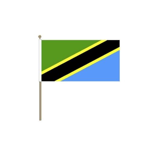 Zwaaivlag Tanzania 30x45cm