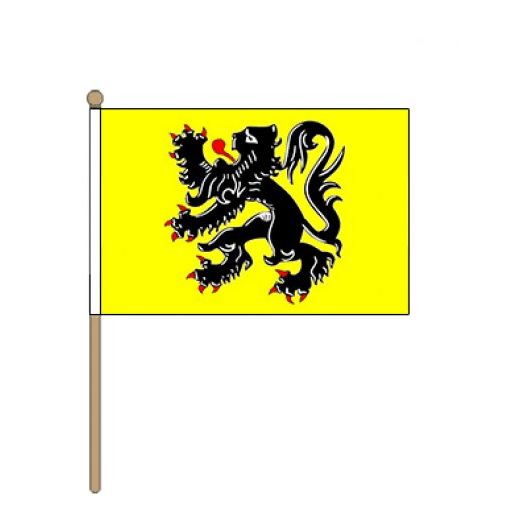 Zwaaivlag Vlaanderen 30x45cm