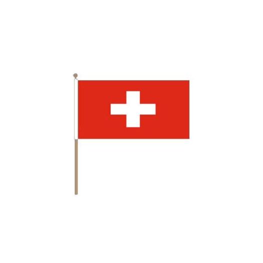 Zwaaivlag Zwitserland 15x22,5cm | stof