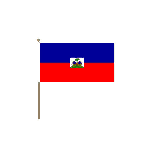 Zwaaivlag Haiti 30x45cm | stof