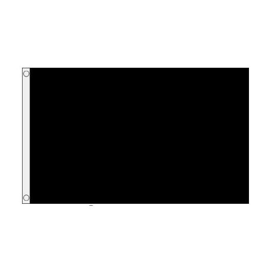 Zwarte vlag 90x150cm Best Value