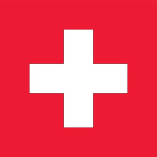 Zwitserse vlag 150x150cm