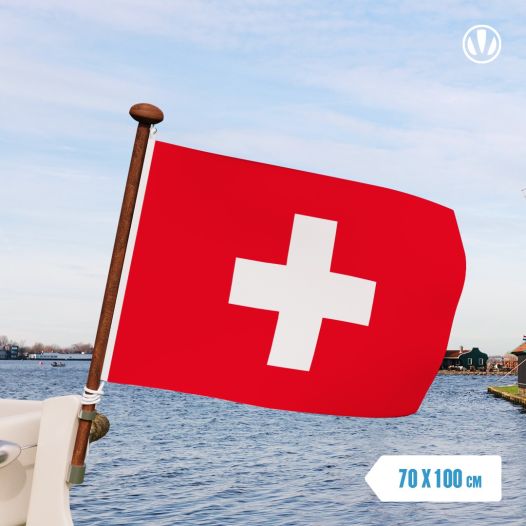 Vlag Zwitserland 70x100cm - Spunpoly