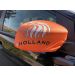 Oranje autospiegel hoes Holland | 2 stuks