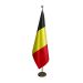 Luxe vlag Belgie 100x150cm Satijn