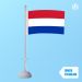 Nederlands tafelvlaggetje zonder standaard