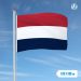 Oud Hollandse vlag Sloepenvlag 120x180cm speciaal voor aan een vlaggenstok met koord en lusje