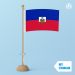 Tafelvlag Haiti 10x15cm | met standaard