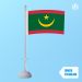 Tafelvlag Mauritanië 10x15cm