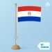 Tafelvlag Paraguay met standaard