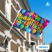 Vlag Gefeliciteerd 100x150cm