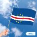 Zwaaivlag Kaapverdie 30x45cm