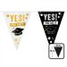 Geslaagd vlaggenlijn YES YOU DID IT - 6 meter