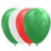 Ballonnen groen wit rood - 10 stuks