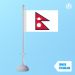 Tafelvlag Nepal 10x15cm