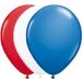 Rood Wit Blauwe Ballonnen - 50 stuks