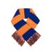 Sjaal Lampegat gebreid Blauw Oranje Carnaval Eindhoven