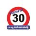 Verkeersbord 65 jaar
