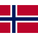 Vlag Noorwegen 225x350cm