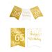 vlaggenlijn 65 jaar goud wit