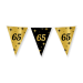 Vlaggenlijn 65 jaar Goud Zwart