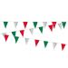 Vlaggenlijn Groen Wit Rood - 20 meter | Zware kwaliteit stof