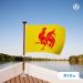 Waalse vlag met rode haan 30x45cm Vlag Wallonië