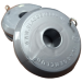 Knop vlaggenstok | Zilver - 18mm