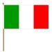 Italiaanse zwaaivlag 30x45cm Italië  
