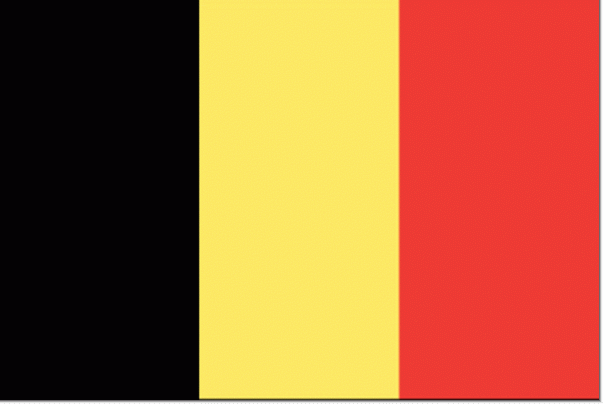 Belgische vlag 100x150cm - Spunpoly