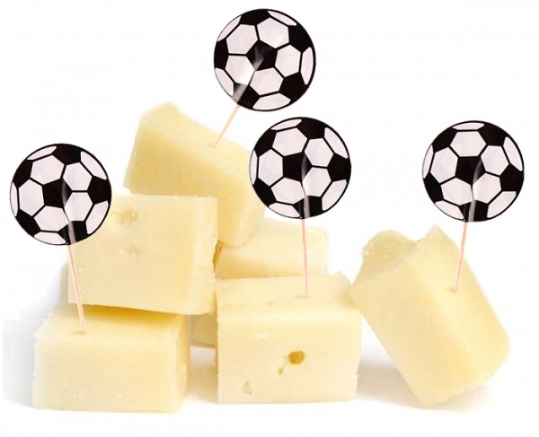 Cocktailprikkers Voetbal - 20 stuks