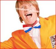 Strik Nederlandse vlag met elastiek