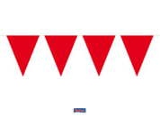 Rode Vlaggenlijn - 10 meter | Plastic